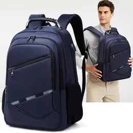 Новые подарочные портфели мужского делового рюкзака Многофункциональный USB -рюкзаки большие компьютерные сумки для компьютеров