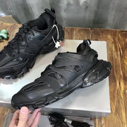 3 3.0 Track Sneakers Designer Triplo Homens Mulheres Sapatos Casuais Branco Preto Sneaker T.s. Gomma Leather Trainer Nylon Impresso Sapatilhas Sapato de alta qualidade Tamanho 35-45