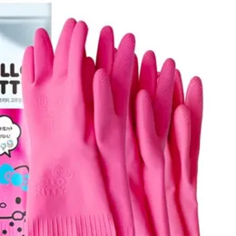 15pairs size s m l pink water proof kitchen cleaning gloves wholesale 201021