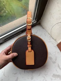 2022 PETITE BOITE CHAPEAU BOITE MM PM Borsa a mano borsa originale in pelle di vacchetta rifinita tela cappelliera borse a tracolla di design crossbody messenger