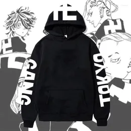 Mens Hoodies Sweatshirts Anime Tokyo Revengers Cosplay Gang Manjiro Sano Mikey Cozy Tepeler Sudadera Felpa Moletommens Trix22