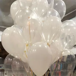 Party Decoration 5/10/12/18/36 Inch Clear Balloons Transparent Latex Helium Globals Bröllopstillbehör Brithday