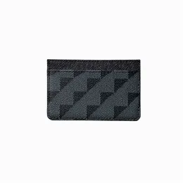 Großhandel Mode Kreditkarteninhaber Frauen Mini Brieftasche Hohe Qualität Echtes Leder Männer Designer Reine Farbe Kartenhalter Doppelseitige Brieftasche mit Box