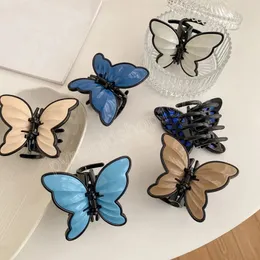 Cute Butterfly Hair Claws for Women Girls Makeup Hair Accessories Sweet Simple Clamps Chic Hair Clip