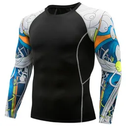 Men's T-Shirts Long Sleeve Compression Shirt Men Quick Dry Gym T Fitness Sport Workout Traning Tights ForMen's
