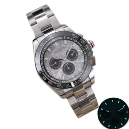 Hochwertige Herren Uhren 40 mm Montre de Luxe Edelstahl Keramik -Lünette Automatische Bewegung Armbanduhr Luminous Mechanical Wache