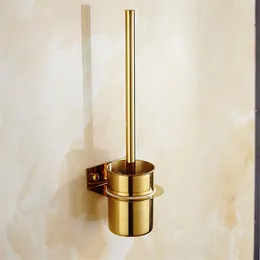 Montagem de parede 304 Aço inoxidável Espelho de escova de vaso sanitário Espelho de revestimento de montagem Porte do assento de ouro Os acessórios de hardware de banheiro ouro T200108 T200110