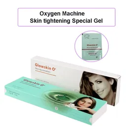 Facelifting CO2 Sauerstoff Gesichtsmaschine Kit Capsugens Gele Zubehör Teile Jet Gesichtslifting Hautverjüngung Kleiner Blasengriff Spezialgel