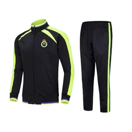Racing de Santander Men's Tracksuits adult Kids Size 22# to 3XL outdoor sports suit jacket long sleeve leisure sports suit