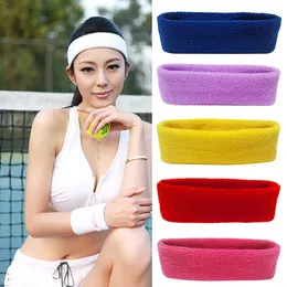 1Pc Women Cotton Sweatband Headband Sport Yoga Gym Running Stretch Hair Head Band Cycling Wide Prevent Sweat