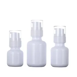 100ml 60ml 40ml白いプラスチックローションポンプボトル旅行サイズ化粧品コンテナスプレーボトル