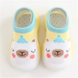 Unisex ilk ayakkabılar yürümeye başlayan çocuk yürüyüşçü çocuk yumuşak taban kauçuk açık bebek ayakkabıları sevimli hayvan patikleri kayma anti-kayma s80