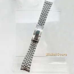 Horloge banden strap 20 mm zilvergouden jubileumarmband schuifglide vergrendeling clasp 904L roestvrijstalen fit case band hele22