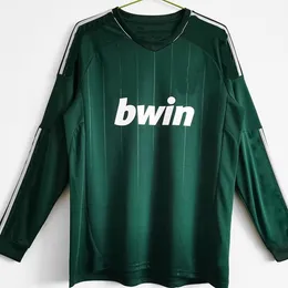 Retro Soccer Jerseys 2011 2012 2013 Football Shirts Long Sleeve Raul Hierro Futbol Shirt Camisa Real Madrids Football Jersey Classic de Futbol Thailand Shirt