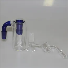 narghilè Bong Catchers con ciotola di banger al quarzo 14mm 18mm di spessore Pyrex Glass Bubbler Ash Catcher 45 Tubi dell'acqua Ashcatcher a 90 gradi