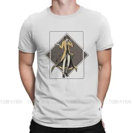 Camisetas masculinas Osamu dazai II na caixa de gola redonda camiseta bungou cães pura algodão pura camiseta básica do homem de manuse