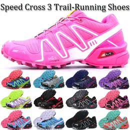 Discount Speed Cross 3 CS Trail Running Shoes Mens Speedcross 4 Sneakers Women Trainers Hiking Zapatos 36-48