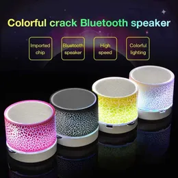 Econic LED Bluetooth 스피커 미니 무선 라우드 스피커 A9 크랙 TF USB 서브 우퍼 블루투스 스피커 MP3 스테레오 오디오 음악 플레이어