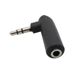 Altri accessori per l'illuminazione 1 pz ad angolo retto jack da 3,5 mm femmina a 3 poli maschio spina stereo audio connettori per cuffie estensione a forma di L convertire