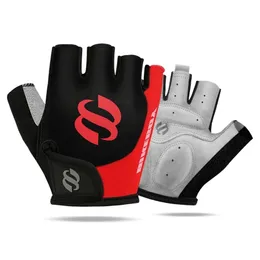 Велосипедные велосипедные перчатки Half Finger Anti Shock Men Men Women Object Gym Fitness Guante Ciclismo Bicycle 220721