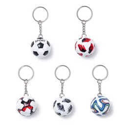 Mini Football Keychain Pendant Creative Fan Souvenir Gift Keyring Sports Keychain Luggage Decoration Key Chain