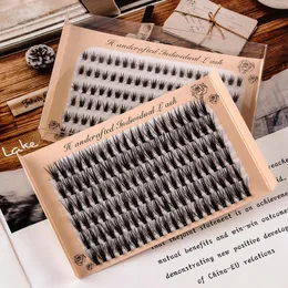 False Eyelashes Fashion 120 Bunds Eyelash Extension för Beauty Makeup Natural Lash Mink Individual 20/30 D Cluster Lashes