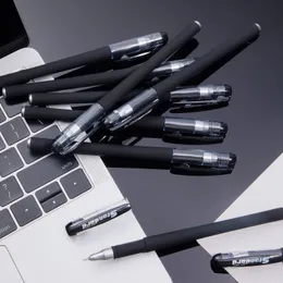 European Standard Carbon Gel Pens Office Signature Pen Black Student Study Exam Pen nib Size 0.5 mm Wholesale