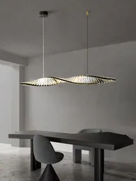 펜던트 램프 고급 크리스탈 구리 샹들리에 식당을위한 조명 식당 주방 공부 홈 현대 검은 수평 매달려 LED 가등도