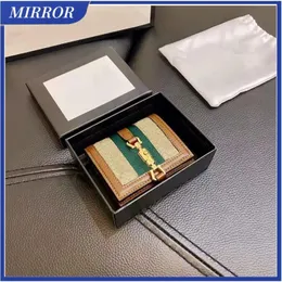 MIRROR Quality Classic Bag Women Luxury Wallets Purses Brief Paragraph Contracted Card Purse Handbag Bags with Box Purses