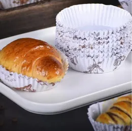 Bakningsbakningsverktyg 300st kaka Muffin Cupcake Paper Cups Box Liner Kök Tillbehör Mögel Små lådor C0621G12