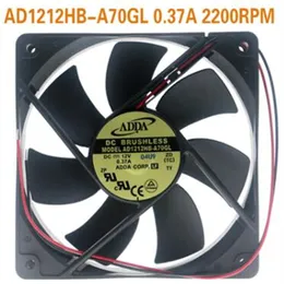 Toptan Fan: AD1224HB-A70GL/AD1212HB-A70GL/AD1224UB-A70GL ADA 24V/12V 12CM 12025 İki telli değişken frekanslı soğutma fanı
