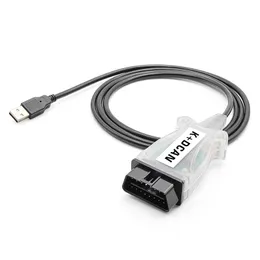 Диагностический инструмент FT232RL Новый USB -кабель OBD 2 применим к BMW K и может согласовать сканер