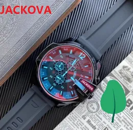 Uomini di alta qualità di lusso Big Sports orologi Serie sei punti tutti i quadranti da lavoro da uomo Display da appuntamento in gomma silicone classico Presidente super famoso Stop Owatch