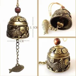 Dekorativa föremål Figurer Mässingsklockor / japansk liten dörr Trim Copper Bell Ornament Home Decoration