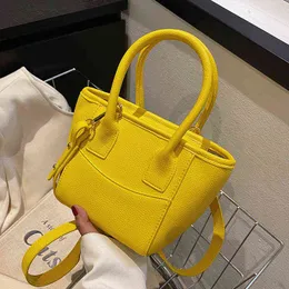 bags Bonito pequeno couro do plutônio crossbody balde sacos para as mulheres 2022 moda verão senhoras marca bolsas de ombro 220416