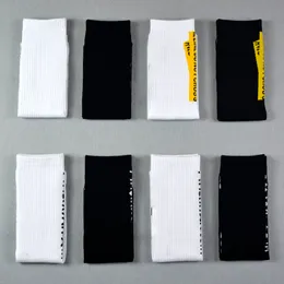 2 par Men's Sports Socks Crew White Sock Harajuku Street Style Skate Stocking for Women Compression Socks