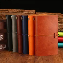 Notepads Retro Notebook Diário PU Couro Substituível Peijo Gift Travel Office School TaiseryNotePads