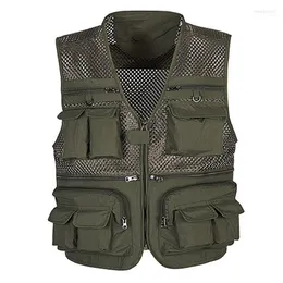 Gilet da uomo Gilet tattico Molle SWAT Army Fan Multi-tasca Capispalla traspirante Caccia all'aperto Escursionismo Gilet da campeggio1 Stra22