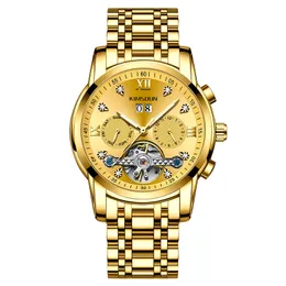 Diamantinlagd Tourbillon Hollow Out Automatic Mechanical Watch Waterproof Men's Watch Explosion Gift E6