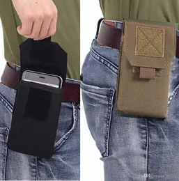 Bolsa de celular tática Macho Multifuncional Masculino Exército Fã de Camuflagem Mobiles Mobiles Sacos de Telefone Acessórios Conveniente Penduramento Esportivo SJH1