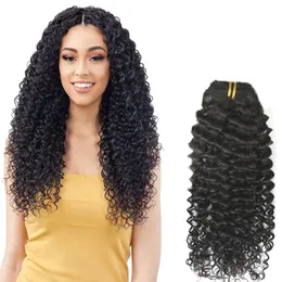 4b 4c Kinky Curly Clip для черных бразильских девственных волос натуральные афро