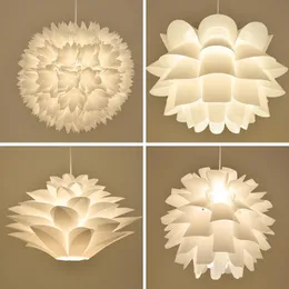 Pendant Lamps Lotus Puzzle Lamp E27 Light Cafe Living Room Restaurant Ceiling Decoration LED Hanging LampPendant