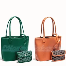 S Famous Green Designers Bag Bag Womens Mens Paletas de fim de semana Cross Body Pochette Compras de dupla face Mini bolsas de ombro para couro