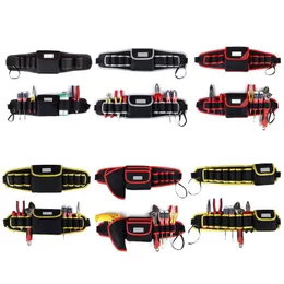 Hooks & Rails Electrician Drill Tool Bag Waist Pocket Pouch Belt Storage Holder Maintenance Kit Drop Ship