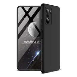 3 w 1 przypadki ochronne dla Xiaomi MI 11i 11x Pro Poco F3 Redmi K40 Pro Hard Plastic Camera Ochrona obiektywu Ochrona tylna Głęboka