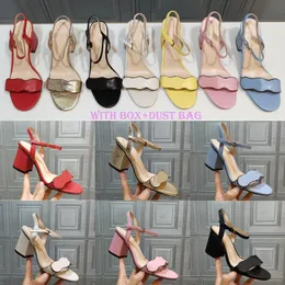 High Heels Sandal Party Fashion 100% Leather Dance Shoe Sexy 7,5cm Suede Women 'Metal Buckle 7,5cm Chunky Heel Flat Wome' Office Shoes