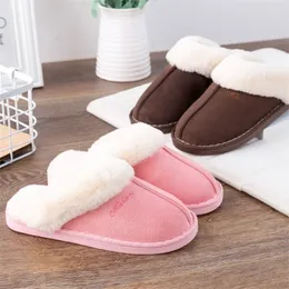 Fongimic Couple Winter Cotton Slippers Autumn Blowout Waterproof Household Slippers for Men Women Indoor Outdoor Warm Slippers 201023