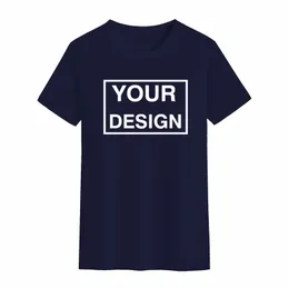 Customized Print Short Sleeved Round Collar Unisex T shirt DIY Clothing Original Design Cotton Sweatshirt Wholesale 220712