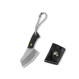 Mini Kök Knife Portable Rostfritt stål Knifes Demolition Express Collection Cut Fruit Keychain Ornament Gift B0504