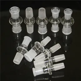 Hookahs Bong Glass Adapter Converter Smoke Accessories 10mm 14mm 18mm Male To Female Joint Size drop down Adapters For Bongs Dab Rig Quartz Banger